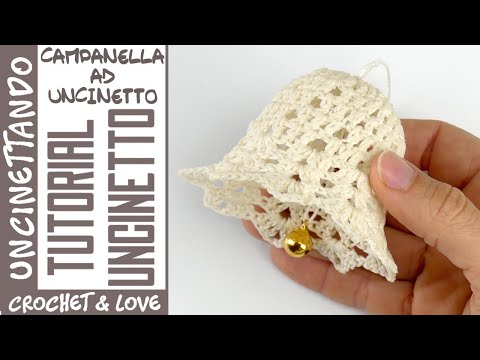 Видео: 🔔 Простой рождественский колокольчик крючком 🔔 - Пошаговое руководство