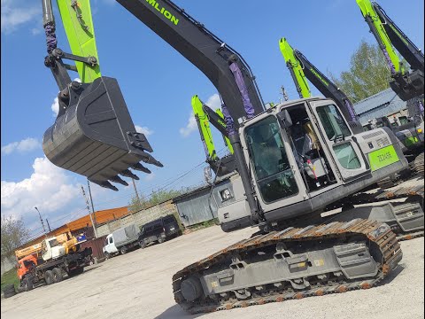 Видео: Гусеничный экскаватор Zoomlion ZE215E (Краткий обзор)