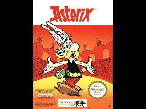 Видео: Asterix, Астерикс HARD NO DAMAGE прохождение игры на денди (Dendy, Nes, 8 bit)
