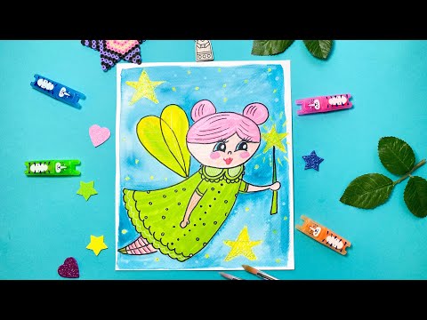 Видео: Фея рисунок