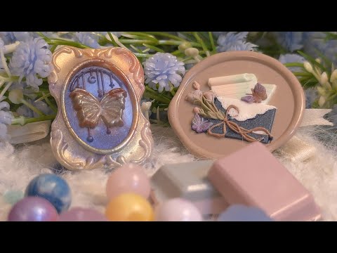 Видео: [Мой собственный воск] Кучу воска и новые штампы, которые я сделала (я не плачу😂)