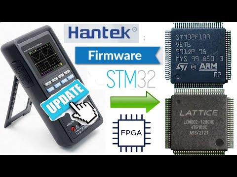 Видео: Обновление прошивки STM32 и FPGA в осциллографе hantek 2C42(2d42) 2C72(2D72) через  DFU режим