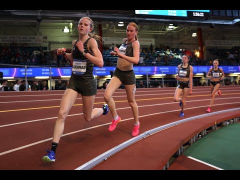 Видео: Чемпионат по бегу на 2 мили среди девушек — Nike Indoor Nationals 2024 [Полная гонка]