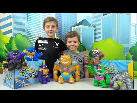 Видео: Весёлые игры с героями Elastikorps - Даник Носики Курносики