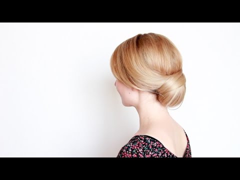 Видео: Деловой пучок самой себе. Presentable Hair Bun Herself