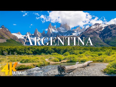 Видео: Аргентина 4K Ultra HD • Потрясающие виды, величественные Анды и захватывающие дух водопады Игуасу