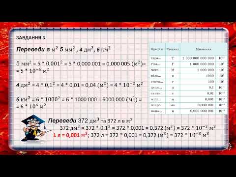 Видео: 7 клас Переведення одиниць вимірювання