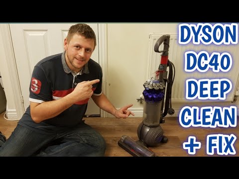 Видео: Dyson DC40 DC50 без всасывания, полная глубокая уборка, фильтры, контейнер и многое другое. Как ч...