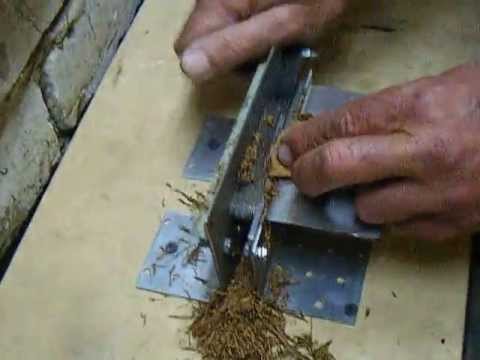 Видео: Инструмент для нарезки табака от piligrim (в работе) снимал автор!