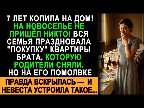 Видео: 7 лет копила на дом — но семья выбрала брата! Правда вскрылась на его помолвке