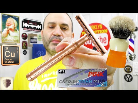 Видео: 💈 Прошёл через пену, воду и медную бритву и получил кайфовое бритье - Shield Copper SE Razor ❤️🪒🔥👍🤠🔥