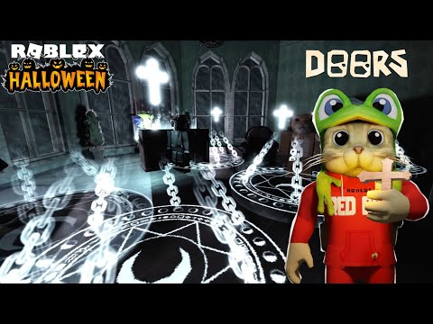 Видео: МНОГО КРЕСТОВ СРАЗУ в отеле ДОРС роблокс | Doors FLOOR 1 roblox | Ловим монстров пачками