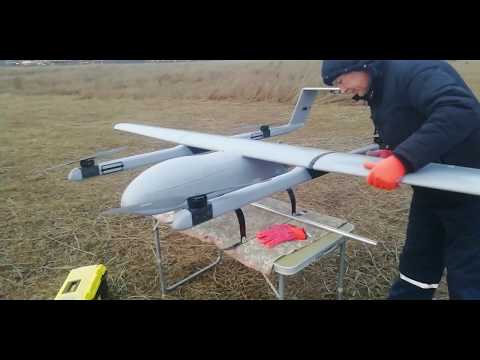 Видео: Беспилотный самолёт с вертикальным взлётом VolJet VT10, бензиновый двигатель.