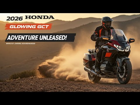 Видео: Honda Gold Wing GCT 2026 года — будущее роскошных туристических мотоциклов!