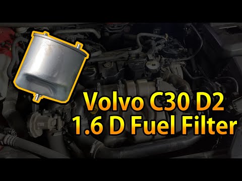 Видео: Фильтр дизельного топлива Volvo C30 D2 1.6 D4162T