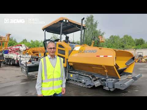 Видео: Обзор асфальтоукладчика XCMG RP905S