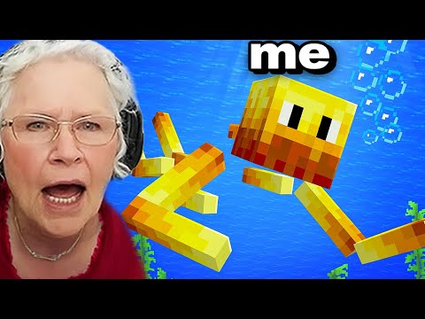 Видео: Скрываемся от бабушки в Minecraft как мобы