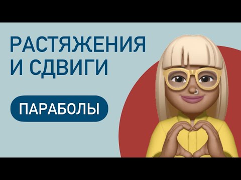 Видео: Растяжение и сдвиги графика параболы / квадратичная функция