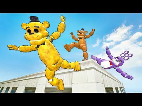 Видео: FNAF: Рэгдолл Прыжки и Падения Аниматроников [GMOD] - Серия 15