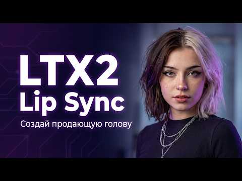 Видео: Создай свою продающую модель в LTX2! Lip Sync Workflow для ComfyUI