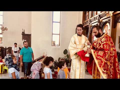 Видео: Евхаристин канон - глас 1 / Достойно есть - глас 1