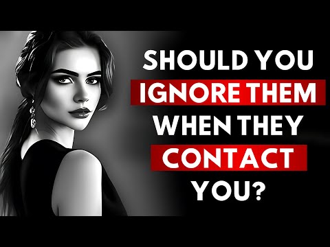 Видео: Стоит ли игнорировать их, когда они с вами связываются? | Стоическое мышление для самоконтроля и ...
