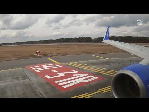 Видео: Посадка в Минске Boeing 737-800 "Белавиа". Перелет Москва - Минск - Тбилиси, апрель 2022.