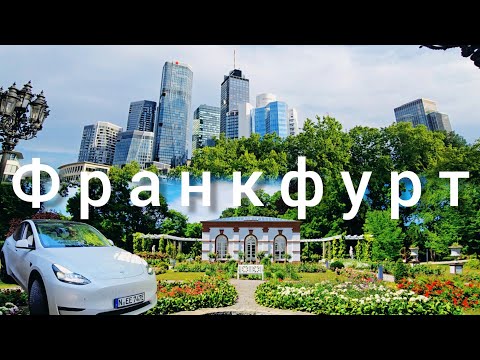 Видео: На Тесла из Нюрнберга до Франкфурта и обратно на одном заряде? Посетили пальмовый сад. @teslamotics 