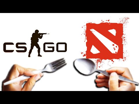 Видео: ВОЗМОЖНО ЛИ ИГРАТЬ ВИЛКОЙ И ЛОЖКОЙ В DOTA 2 И В CS:GO?