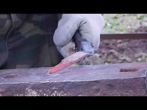 Видео: Делаю нож с нуля. Весь процесс, от ковки до ножен.