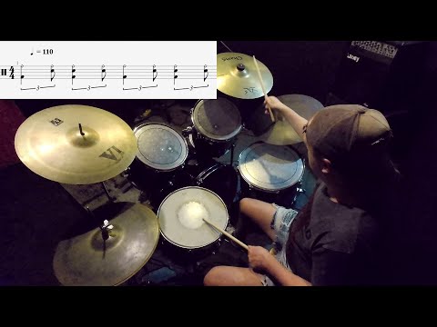 Видео: Как сыграть простой Blues Shuffle ритм на барабанах в стиле SRV.