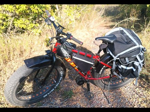 Видео: Обзор электровелосипеда - кареточный Bafang 1 kWt на фэтбайке
