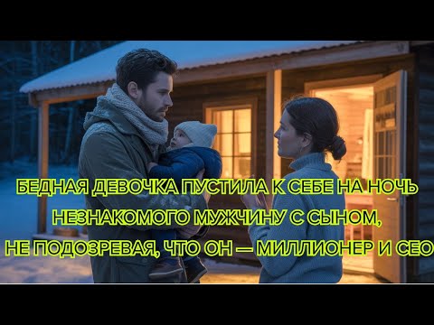 Видео: Бедная девочка пустила к себе на ночь незнакомого мужчину с сыном, не подозревая, что он — миллионер
