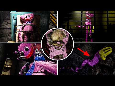 Видео: Poppy Playtime: Главы 1-4 — Все сцены с Кисси Мисси (Что случилось с Кисси Мисси?)