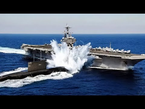 Видео: Когда Советская Атомная Подлодка Протаранила Американский Авианосец