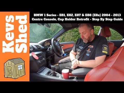 Видео: BMW 1 серии — E81, E82, E87 и E88 (E8x) 04–13. Центральная консоль, модернизация подстаканника — ...