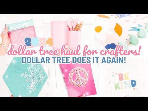 Видео: Dollar Tree снова делает это! | Заготовки Dollar Tree Cricut 2024 года, которые вам понравятся!