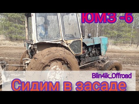 Видео: Засадили Трактор - ЮМЗ - 6