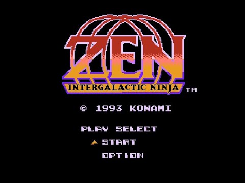 Видео: Полное прохождение Зен Межгалактический Ниндзя Zen Intergalactic Ninja nes