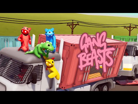 Видео: 😱Впервые играю в Gang Beasts с krabzy😱