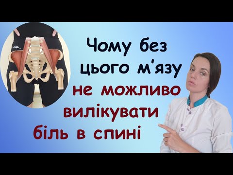 Видео: Клубово-поперековий м'яз . ТАЄМНИЦЯ хронічного БОЛЮ В СПИНІ. як розслабити клубово поперековий м'яз