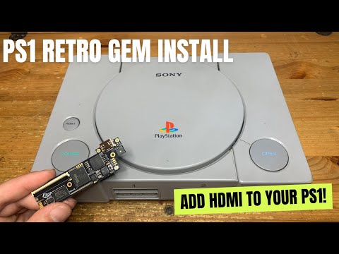 Видео: Добавьте идеальный HDMI к вашей PlayStation 1! Установка и демонстрация PixelFX Retro Gem