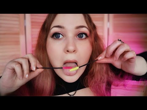 Видео: АСМР МАКИЯЖ СЛЮНКОЙ 🐌2.0💄 ASMR SPIT PAINTING your Makeup 💄 mouth sounds