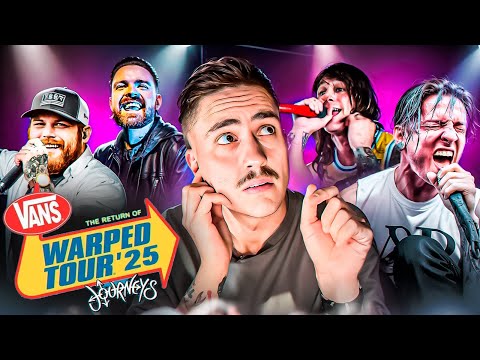Видео: Кринж ASKING ALEXANDRIA, топы MEMPHIS MAY FIRE, BLESSTHEFALL и другие лайвы WARPED TOUR 2025