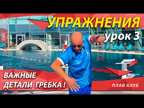 Видео: Упражнение 3. Гребок в кроле. Важные детали.