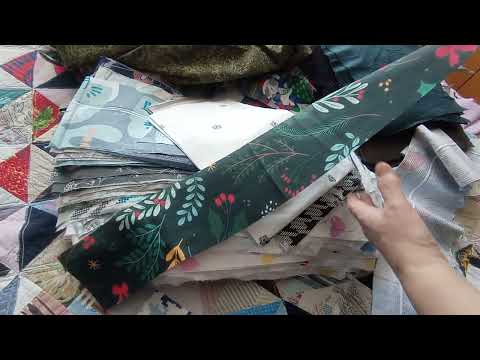 Видео: Распаковка: Ветошь 20*40- 10 кг.. и хлопкополиэфирной ткани от компании магнатекс. 🧵👵