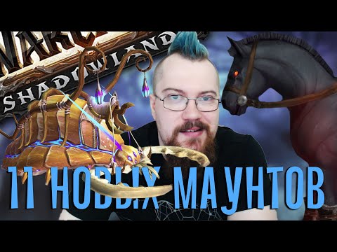 Видео: 11 маунтов Shadowlands которых ты можешь получить