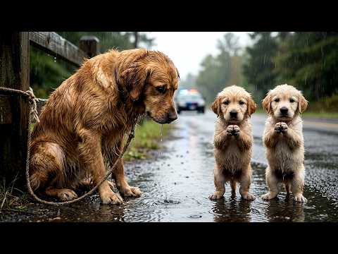Видео: Собаку с Щенками Выбросили на Дороге — Вы Не Поверите, Чем Это Закончилось