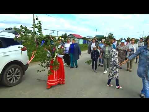 Видео: Троица в Карабикулово «Проводы берёзки».