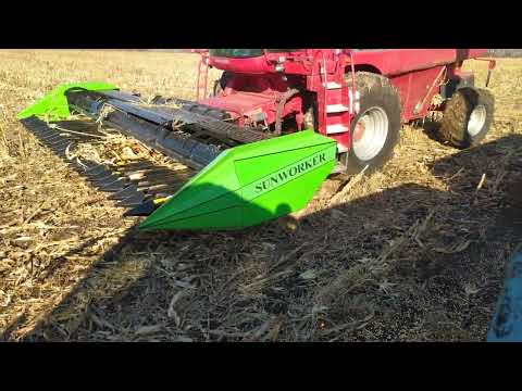 Видео: Уборка кукурудзи Нивой і Кейсом 2388.